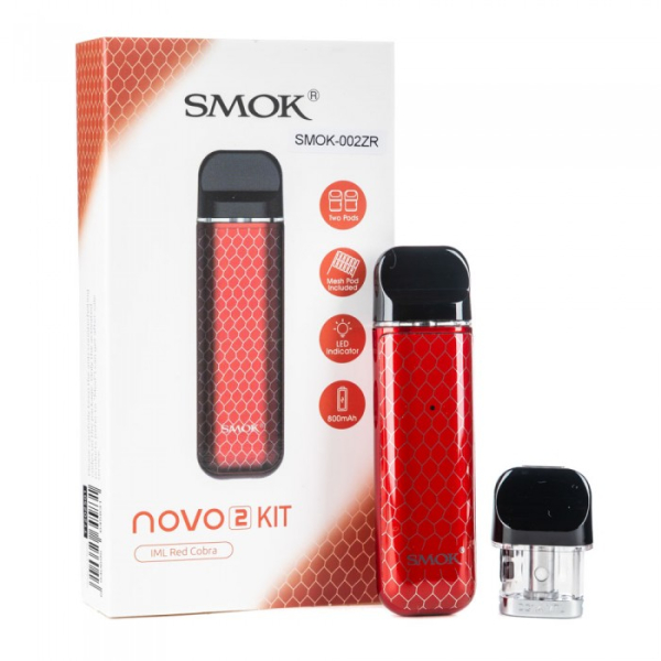 POD-система SMOK Novo 2 Pod 800 mAh Red Carbon в Норильске