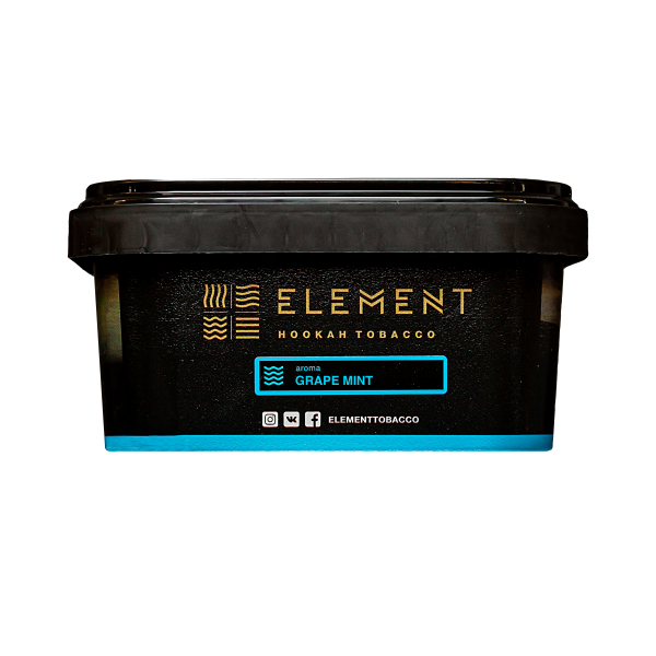Табак Element Water Grape Mint 200 грамм в Норильске