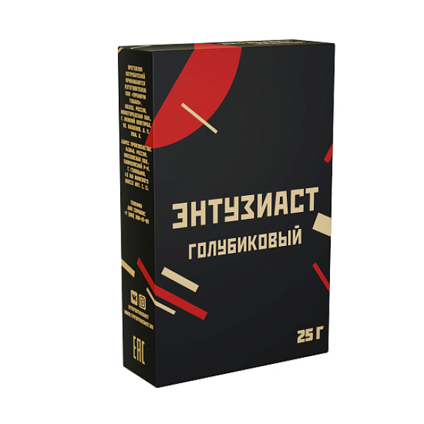 Табак ЭНТУЗИАСТ ГОЛУБИКОВЫЙ 25 гр в Норильске