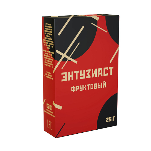 Табак ЭНТУЗИАСТ ФРУКТОВЫЙ 25 гр в Норильске