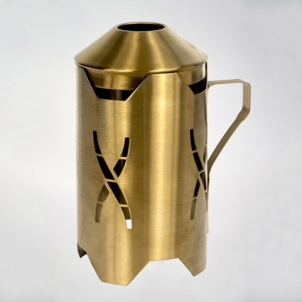 Колпак HOOB Windcover золотой для кальяна в Норильске