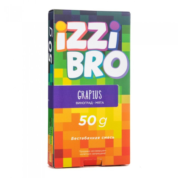 Смесь IZZIBRO GRAPIUS (Виноград Мята) 50 гр в Норильске