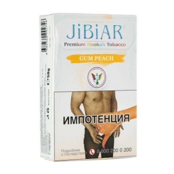 Табак Jibiar Gum Peach (Персиковая жвачка) 50 гр в Норильске