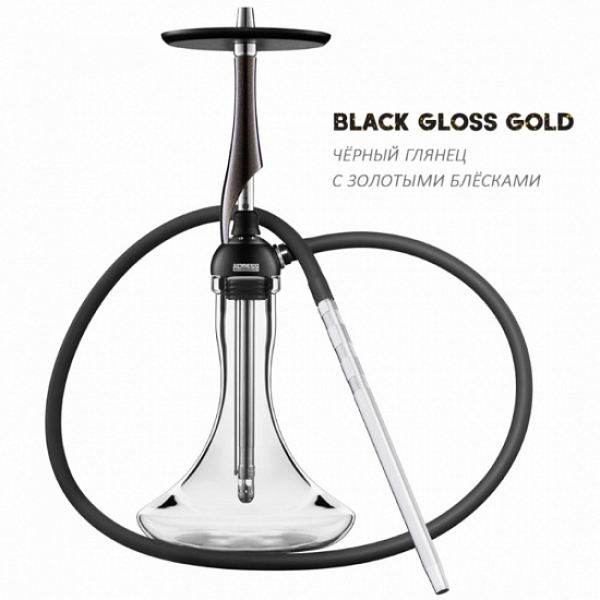 Кальян Koress K1T Black Gloss Gold в Норильске