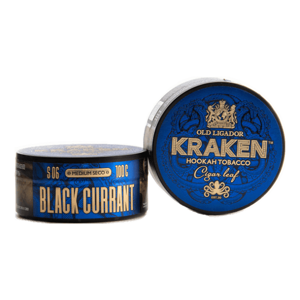 Табак Kraken Medium Seco Black Currant (Черная Смородина) 100 гр в Норильске