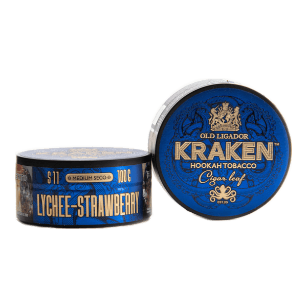Табак Kraken Medium Seco Lychee strawberry (Личи и клубника) 100 гр в Норильске
