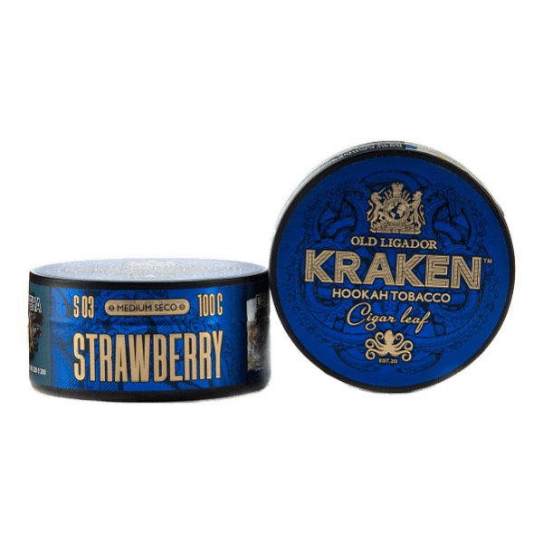 Табак Kraken Medium Seco Strawberr (Клубника) 100 гр в Норильске