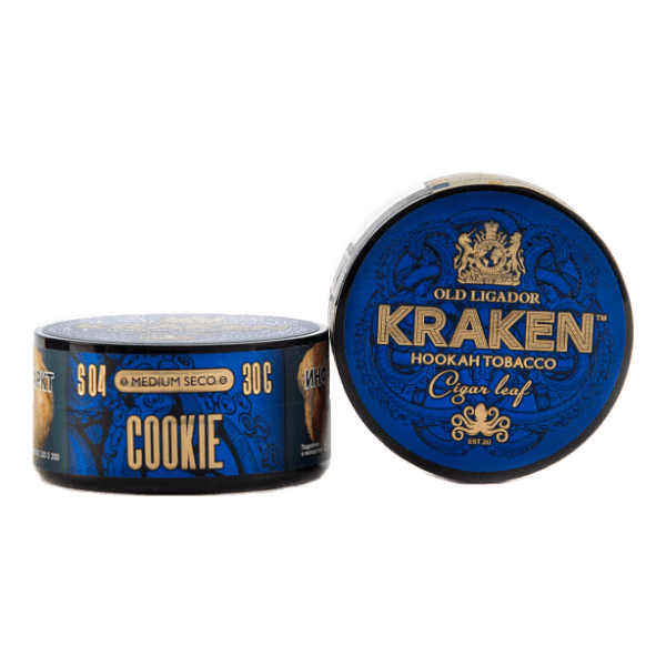 Табак Kraken Medium Seco Cookie (Печенье) 30 гр в Норильске