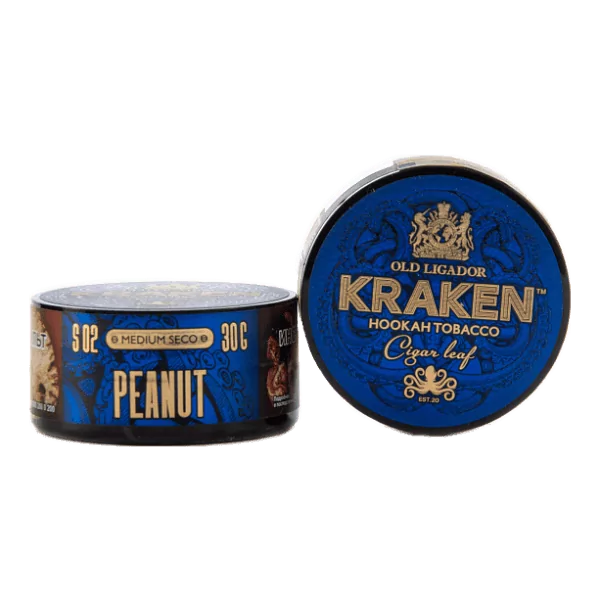 Табак Kraken Medium Seco Peanut (Арахис) 30 гр в Норильске