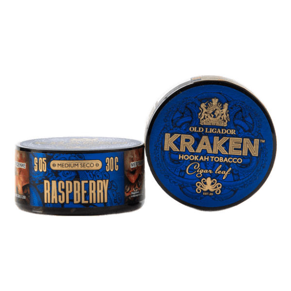 Табак Kraken Medium Seco Raspberry (Малина) 30 гр в Норильске