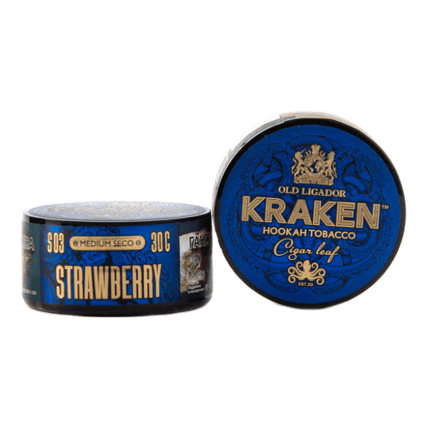 Табак Kraken Medium Seco Strawberr (Клубника) 30 гр в Норильске