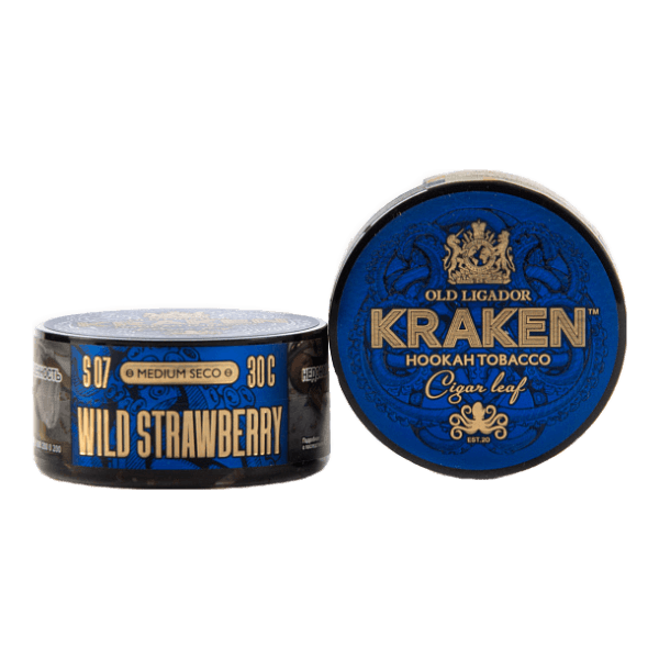 Табак Kraken Medium Seco wild strawberry (Земляника) 30 гр в Норильске