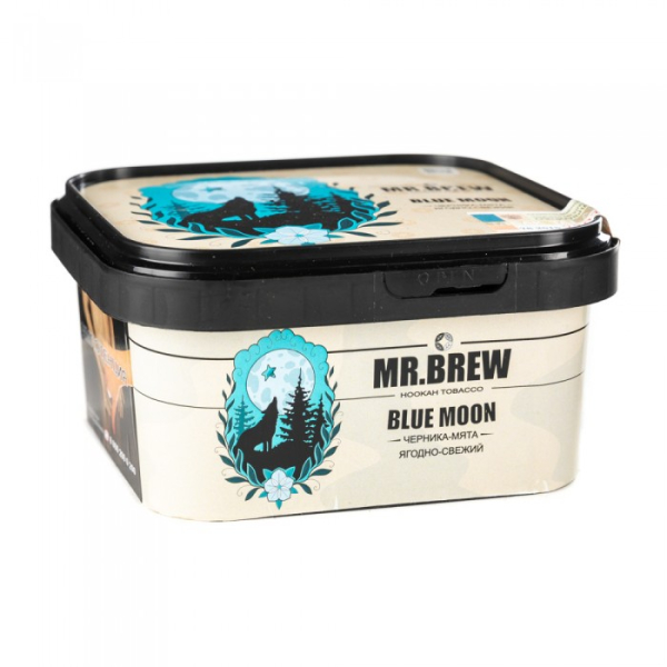 Табак Mr Brew Blue Moon (Черника с мятой) 200 гр в Норильске