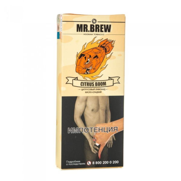 Табак Mr Brew Citrus Boom (Цитрусовый лимонад) 40 гр в Норильске
