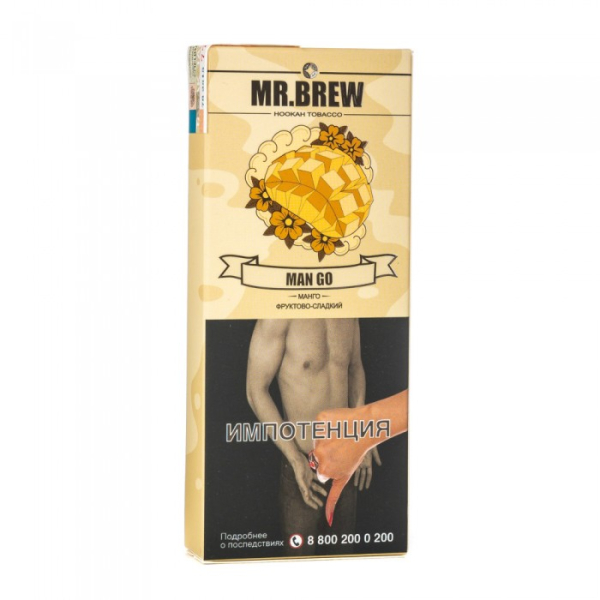 Табак Mr Brew Man Go (Сочные плоды манго) 40 гр в Норильске