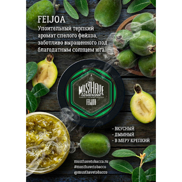 Табак MustHave Feijoa 125 грамм в Норильске