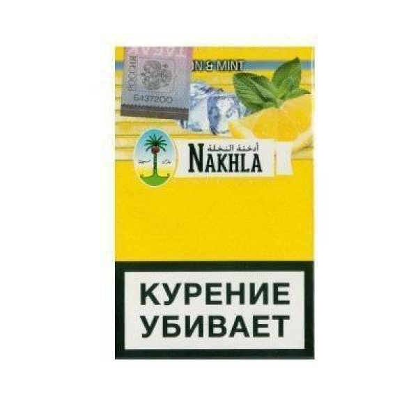 Кальянный табак Nakhla New Ice Lemon mint 50 гр в Норильске