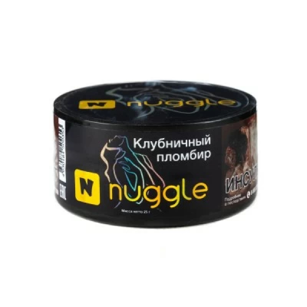 Табак Nuggle Клубничный пломбир 25 гр в Норильске
