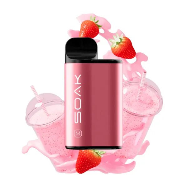 SOAK M Strawberry Cream dream (Клубничный милкшейк), 4000 тяг в Норильске