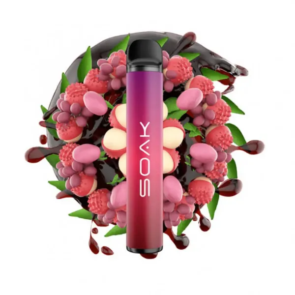 SOAK X Lychee Lemonade (Лимонад с личи), 1500 тяг в Норильске