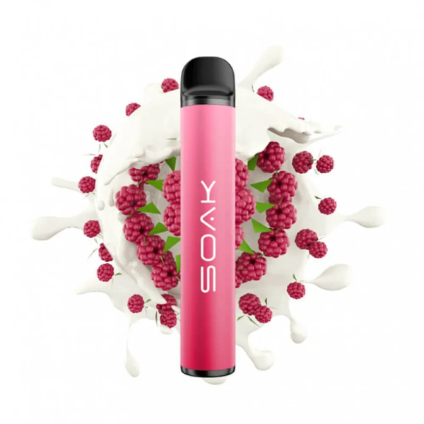 SOAK X Raspberry Yogurt (Малиновый йогурт), 1500 тяг в Норильске