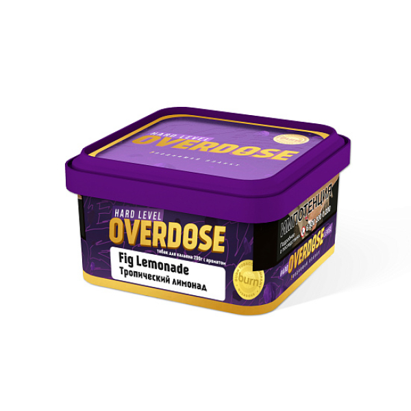Табак OVERDOSE Fig Lemonade (тропический лимонад) 200 гр в Норильске