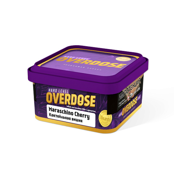 Табак OVERDOSE Maraschino Cherry (коктейльная вишня) 200 гр в Норильске