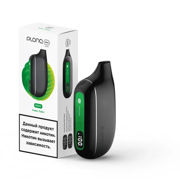 Plonq Max Smart Киви Лайм (8000 Затяжек) 20 Мг в Норильске