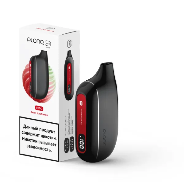 Plonq Max Smart Киви Клубника (8000 Затяжек) 20 Мг в Норильске