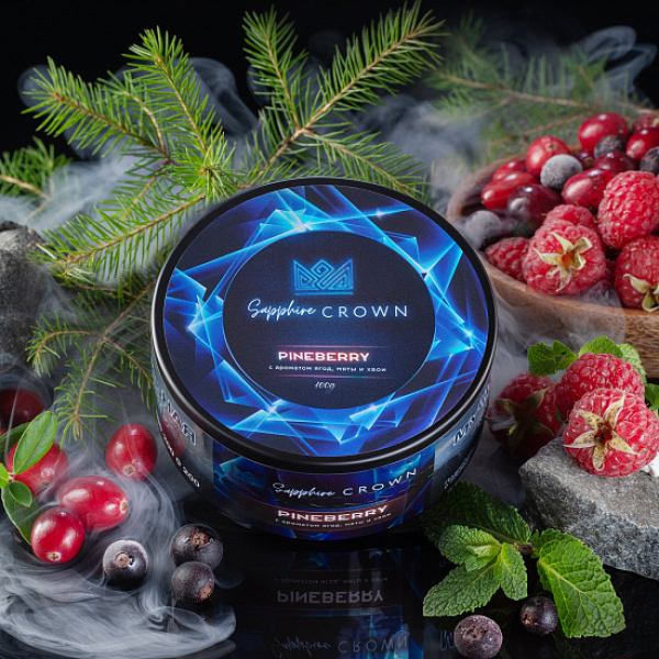 Табак Sapphire Crown Pineberry (Ягоды хвоя Мята) 100 гр в Норильске