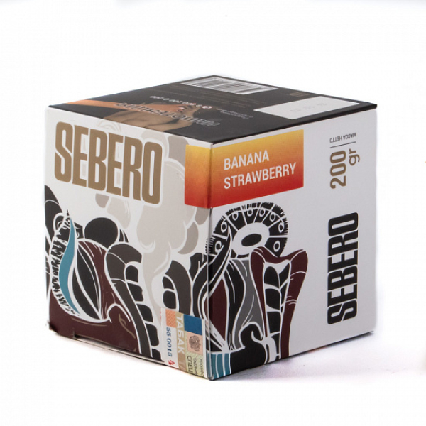 Табак SEBERO BANANA STRAWBERRY 200 грамм в Норильске