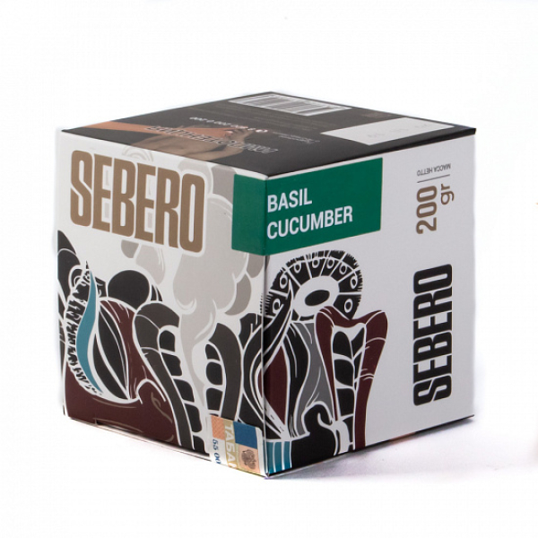 Табак SEBERO BASIL CUCUMBER 200 грамм в Норильске