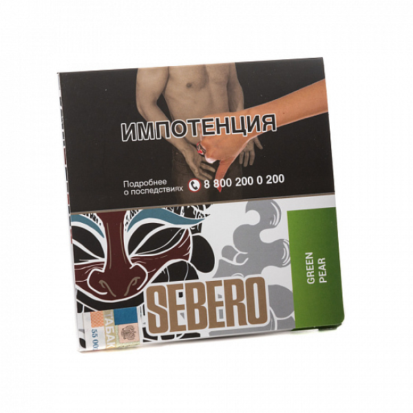 Табак SEBERO GREEN PEAR 40 грамм в Норильске