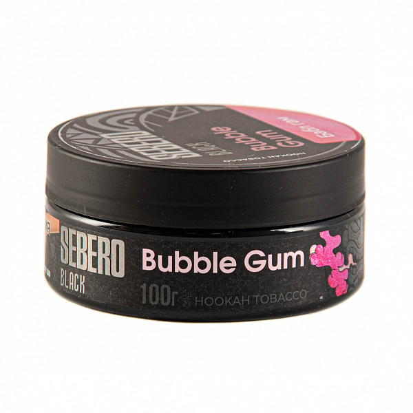 Табак SEBERO BLACK BUBBLE GUM 100 гр в Норильске