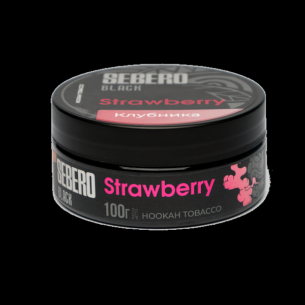 Табак SEBERO BLACK STRAWBERRY 100 гр в Норильске