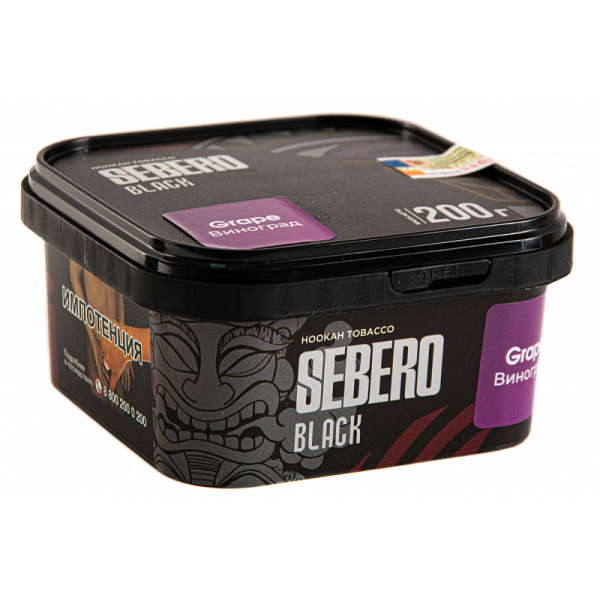 Табак SEBERO BLACK GRAPE 200 гр в Норильске