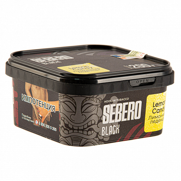 Табак SEBERO BLACK LEMON CANDY 200 гр в Норильске