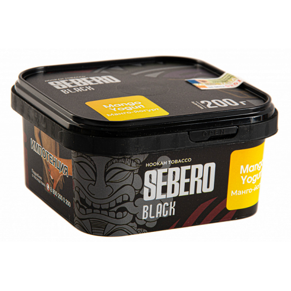 Табак SEBERO BLACK MANGO YOGURT 200 гр в Норильске