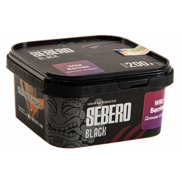 Табак SEBERO BLACK WILD BERRIES 200 гр в Норильске