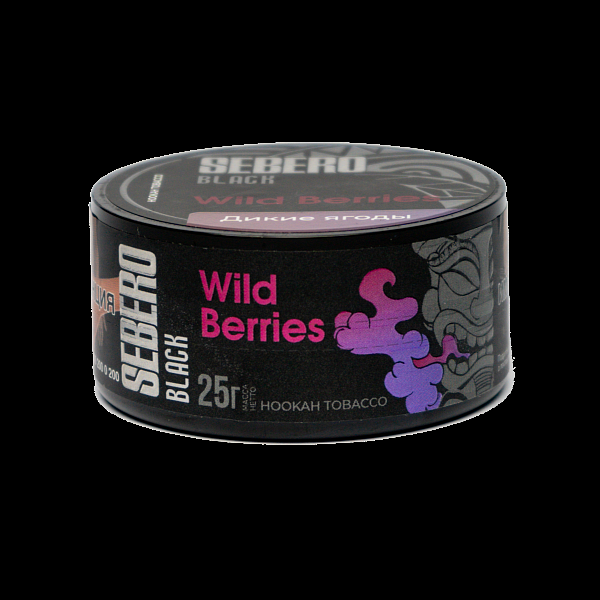 Табак SEBERO BLACK WILD BERRIES 25 гр в Норильске