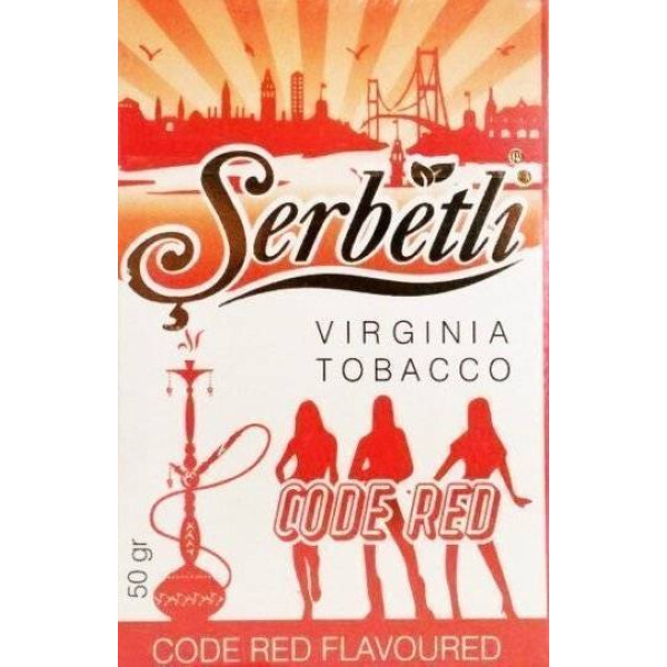 Табак Serbetli Code Red 50 грамм в Норильске