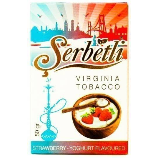 Табак Serbetli Strawberry Yoghurt 50 грамм в Норильске