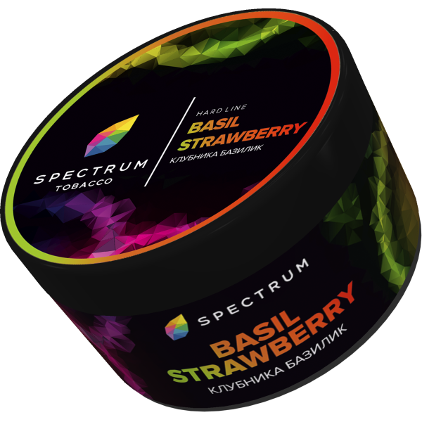 Табак Spectrum Hard BasilStrawberry 200 грамм в Норильске