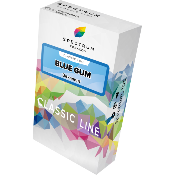 Табак Spectrum Classic blue gum 40 грамм в Норильске