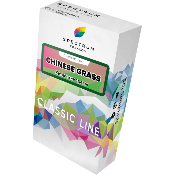 Табак Spectrum Classic chinese grass 40 грамм в Норильске