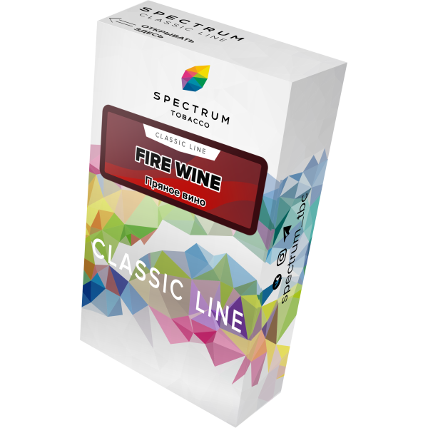 Табак Spectrum Classic fire wine 40 грамм в Норильске
