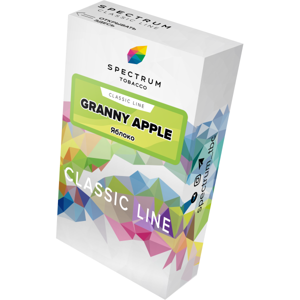 Табак Spectrum Classic granny apple 40 грамм в Норильске