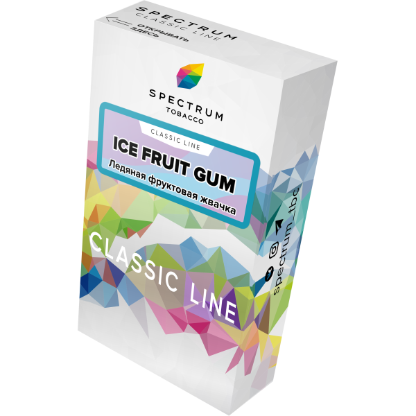 Табак Spectrum Classic ice fruit gum 40 грамм в Норильске