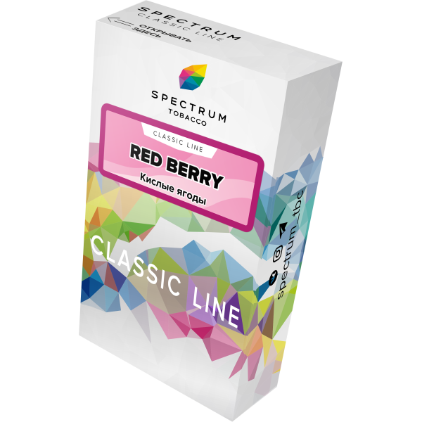 Табак Spectrum Classic red berry 40 грамм в Норильске