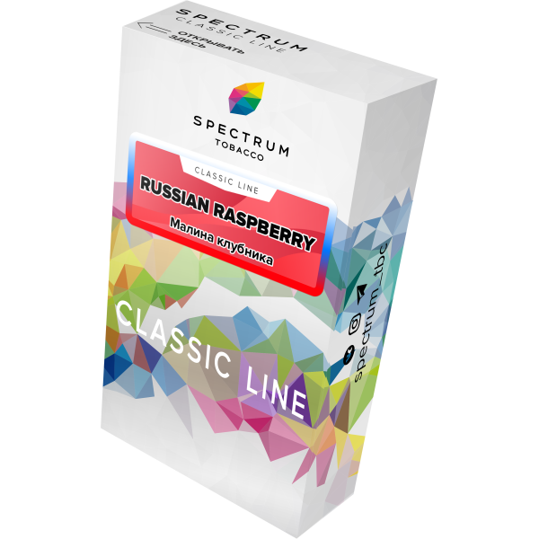 Табак Spectrum Classic russian raspberry 40 грамм в Норильске